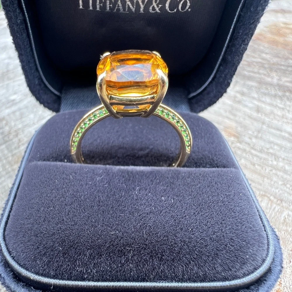 Citrine and Tsavorite!